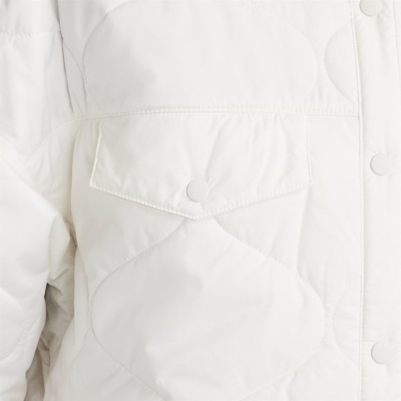 Nike Sportswear Essential Sail/Black FB8732-133 Women's Quilted Trench Jacket XL - Picture 5 of 8